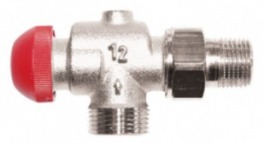 №2 Термостатический клапан Герц (Herz)-TS-90-V угловой специальный 1 7748 67